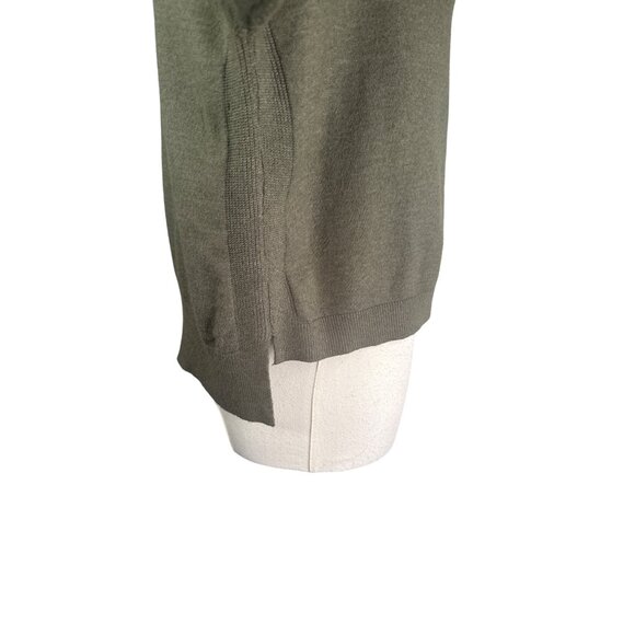 2/$30 Baci Womens M/L Olive Green Lightweight Knit Sweater Made In Italy - Picture 11 of 14